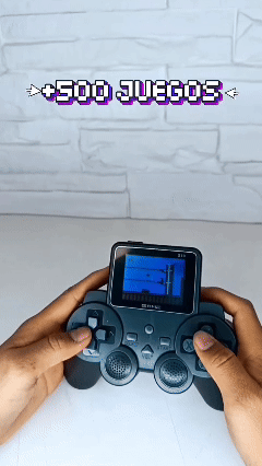 ¡Vuelve a tu infancia en segundos! Redescubre la magia de los 8 bits con la Consola Retro S10 y sus 520 juegos clásicos. 🕹️✨