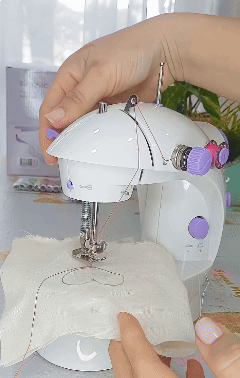 Mini Máquina de Coser Portátil - Arreglos de Ropa Rápidos y Fáciles