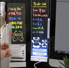 COMBO Calefactor-lampara con cargador-monedero digital-tablero acrílico