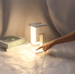 Lámpara de Escritorio Levitante con Cargador Inalámbrico | Diseño Flotante