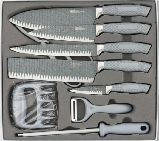 Juego de 8 Cuchillos de Alta Precisión para Chefs en Casa