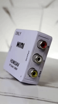 ¡No tires tu TV vieja! Rescata esos recuerdos y conecta tus dispositivos modernos con nuestro Convertidor HDMI a AV. 📺🔄🎮