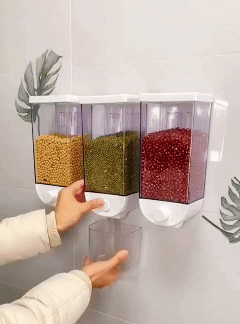 Mini Dispensador De Cereal Individual Organiza Y Conserva Fresco