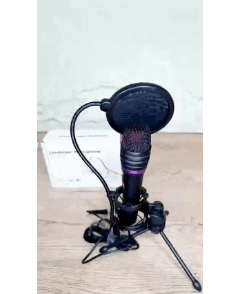 Micrófono Condensador #MS50: Tu voz con calidad de estudio para streaming y podcasts.